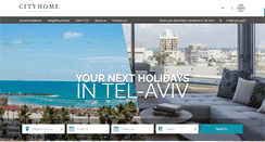 Desktop Screenshot of cityhometelaviv.com